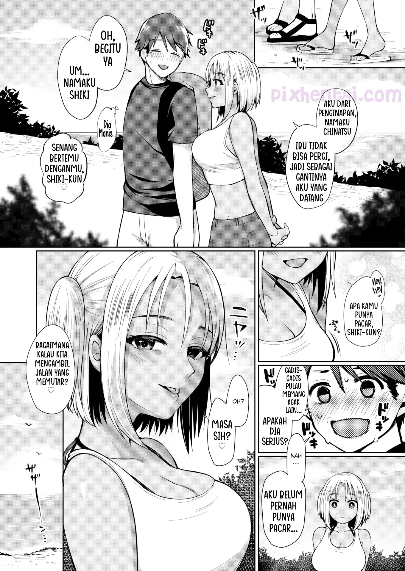 Komik hentai xxx manga sex bokep Everlasting Summer Island 1 4 Godaan seorang Gadis beserta Ibunya yang Janda 2